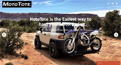 Desktop Screenshot of mototote.com
